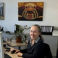 DTP Mitarbeiterin Frau Imme Lehmann, Diplom Ingenieurin